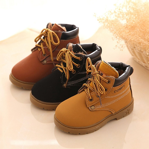 Toddler Baby Children Warm Boys Girls Kid Martin Sneaker Boots Snow Casual Shoes