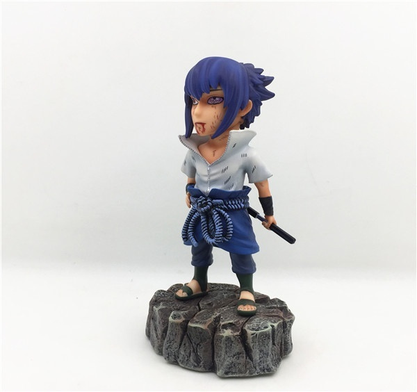 17cm Anime Naruto Shippuden Uchiha Sasuke Rinnegan Sharingan Pvc Action Figure Collection Model Kids Toys Gift