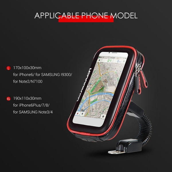 Waterproof Motorbike Motorcycle Scooter Mobile Phone Holder Bag Case for Mobile
