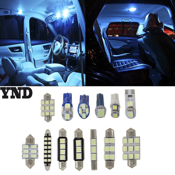 Ynd14pcs Ice Blue Led Interior Package For Hummer H3 Interior Tag Lights