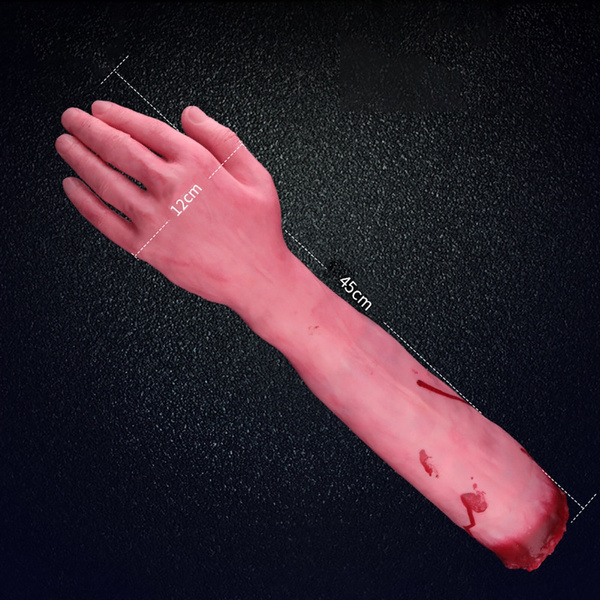 Halloween Horror Props Lifesize Party Bloody Hand Haunted House Scary Decoration