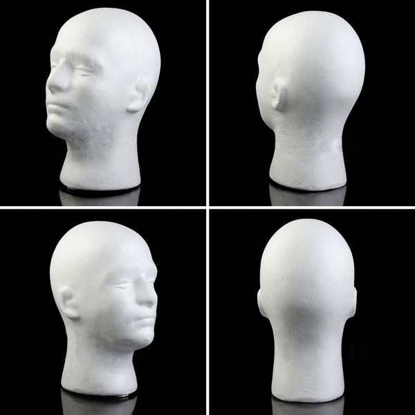 Mannequin Foam Manikin Head Model Wig Glasses Hat Display Styrofoam 1PC