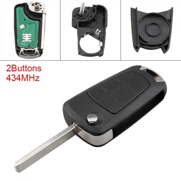New Remote Key Fob 2 Button 433Mhz PCF7941 for Vauxhall Opel Corsa D 2007-2012