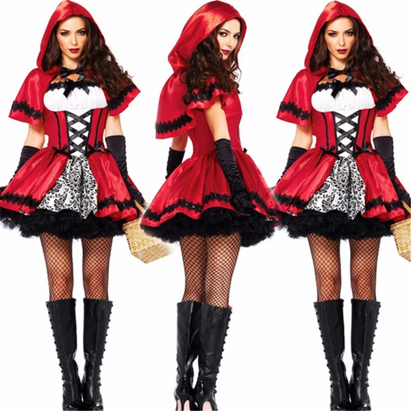 Sexy Disfraces Halloween Cardinal Little Red Riding Hood Costume