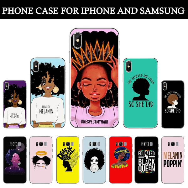 coque iphone 8 plus black girl