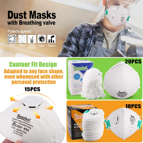 dust masks disposable n95 particulate respirator