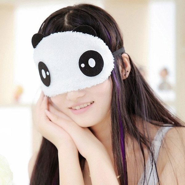 Image result for sleep eye mask white panda