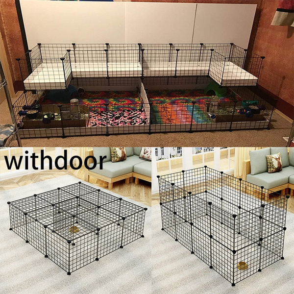 High Quality 6 8 10 12 Foldable Iron Panels Pet Dog Playpen Crate