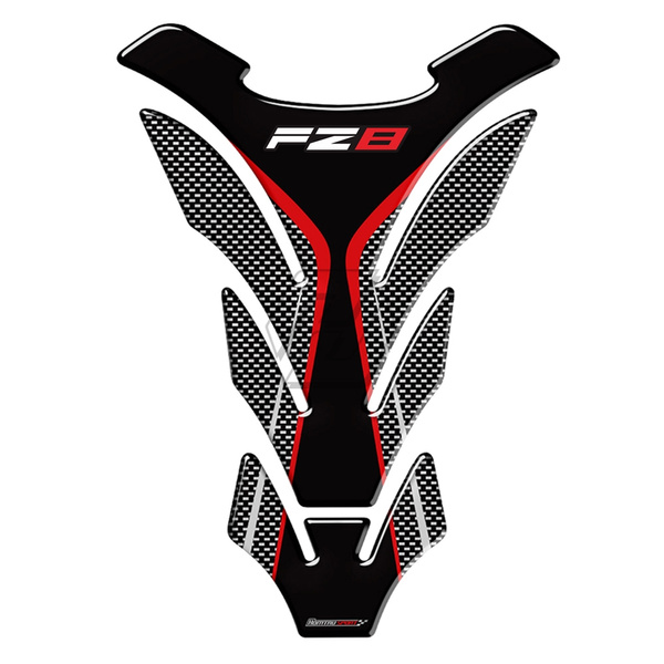 3d Carbon Look Motorcycle Tank Pad Protector Decal Stickers Case