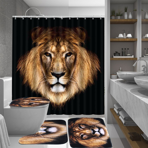 Lion Bathroom Decor