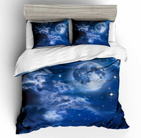 3d Night Sky Bedding Set Outer Space Bedding Set Stars Galaxy