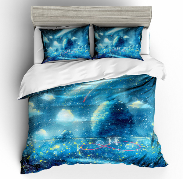 3d Night Sky Bedding Set Outer Space Bedding Set Stars Galaxy