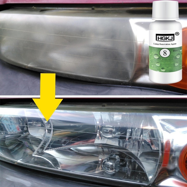 Hgkj 20ml 50ml Headlight Lens Restoration Auto Lens Repair Car Wheel Rim Cleaner Scratch Remover Interior Refurbishment