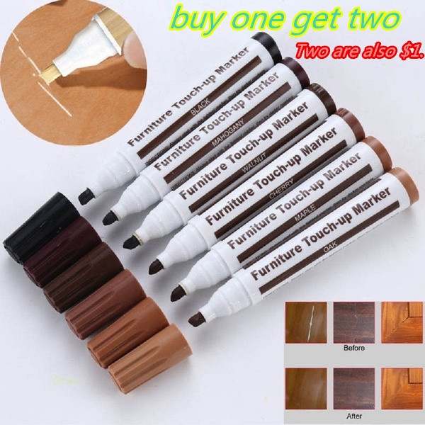 Wood Furniture Touch Up Kit Marker Pen Wax Scratch Filler Remover
