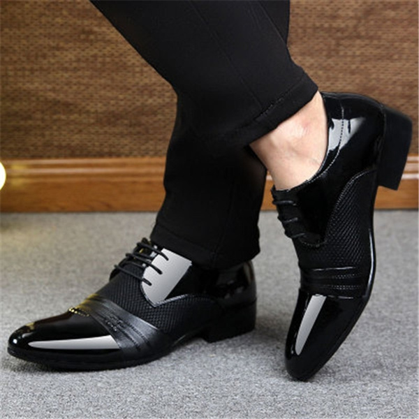 black office shoes mens