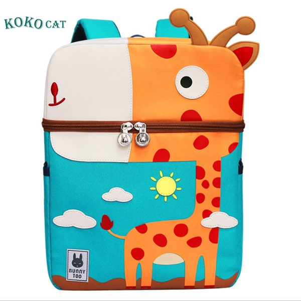 New Kids Backpacks Cute Cartoon Dinosaur Printed School Bags For 1