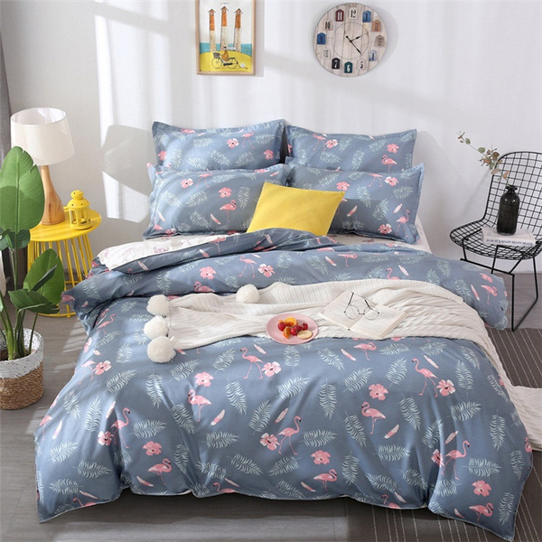 Flamingo Bedding Set Duvet Cover Quilt Cover Pillowcases High