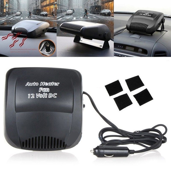 12V Car Vehicle Portable Ceramic Heater Heating Cooling Fan Defroster Demister