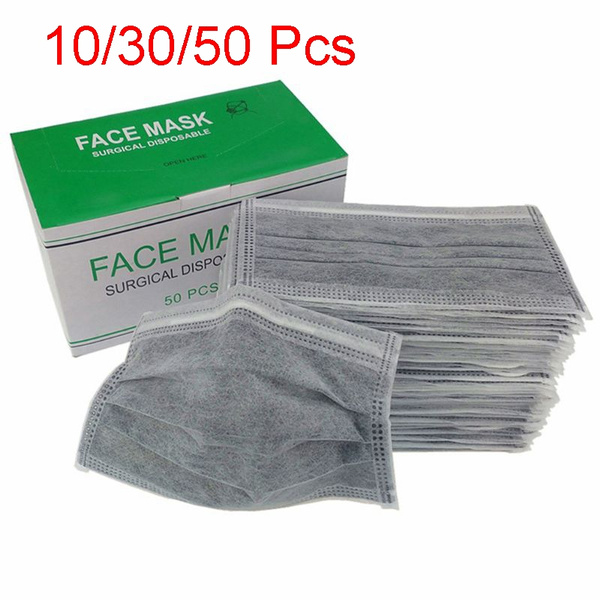 carbon filter disposable face mask