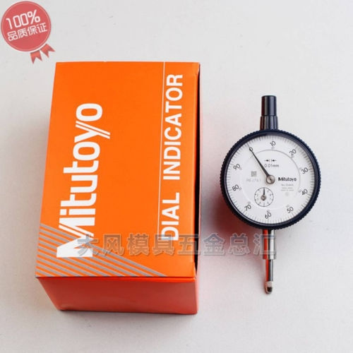 New Mitutoyo 2046S Dial Indicator 0-10mm X 0.01mm Grad