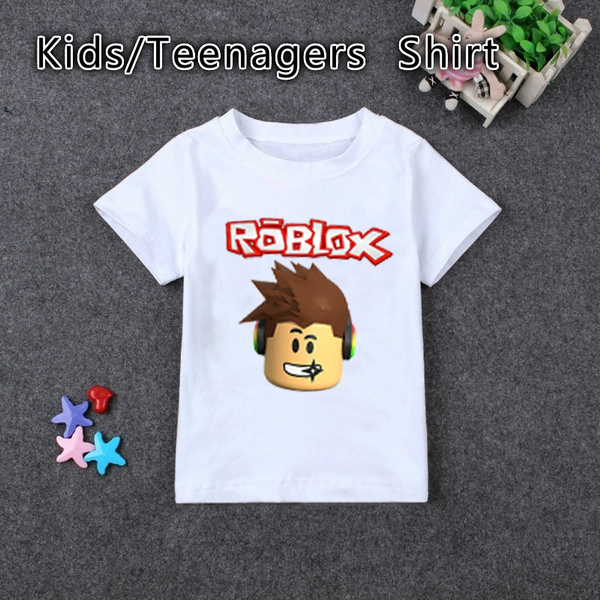 Roblox Kids T Shirts Roblox Character Head Kids Boys Girls T Shirt
