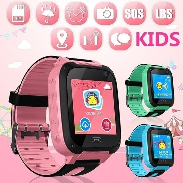 Bl V6 Smart Watch Anti Lost Monitor Sos Waterproof Fashion Kids Watch Er Wish