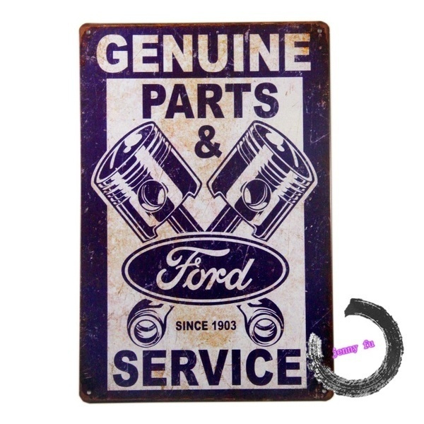 FORD Motors Since 1903 Vintage Tin Metal Sign
