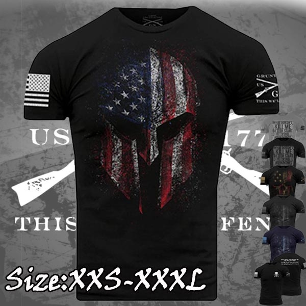 Grunt Style American Spartan 2.0 T-Shirt Black