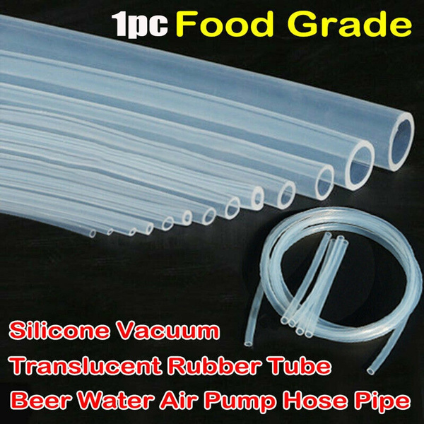 Clear Silicone Rubber Vacuum Hose Food Grade Tube Pipe Fish Car Aquariums Air
