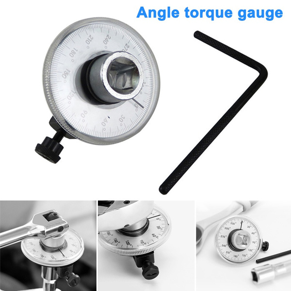 360° 1//2/" Drive Torque Angle Gauge Meter Auto Angle Rotation Measure Tool Wrench