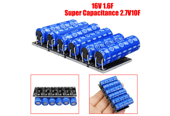 16V 2F Farad Capacitor Module Super Capacitors With Protection Board