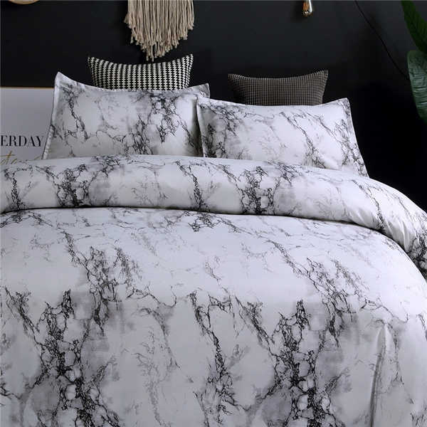 New Marble Bedding Bed Set Duvet Cover Set Marble Bed Set Luxury
