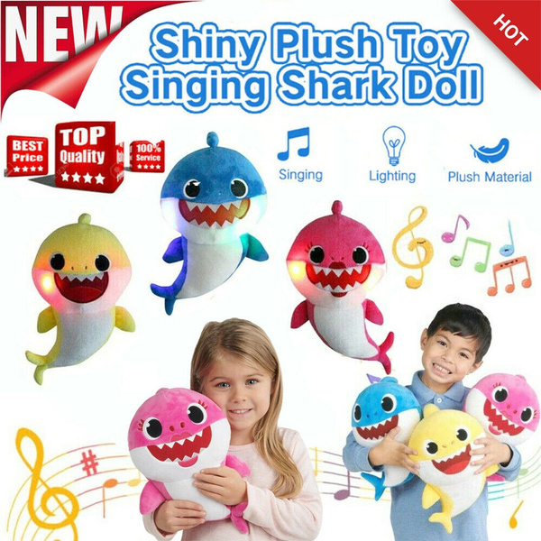 singing baby shark plush toy english