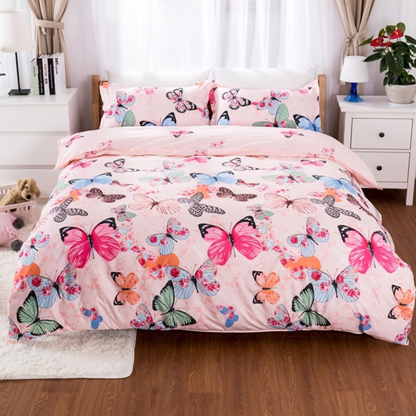 Lovely Butterfly Bedding Decor Bedclothes Cute Animal Patterns