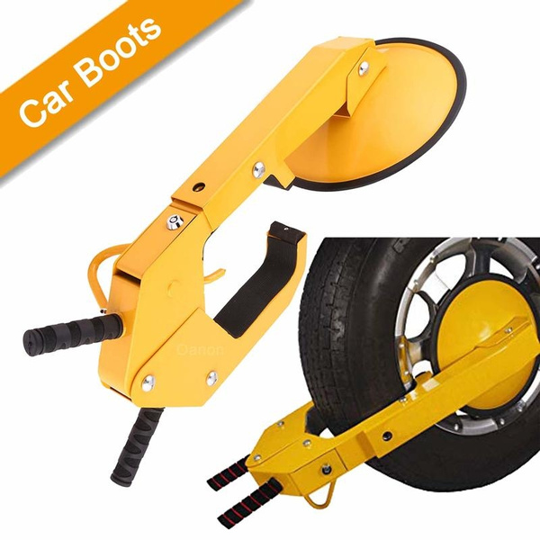 Anti Theft Wheel Lock Clamp Boot Tire Claw Parking Car Truck RV Boat Trailer