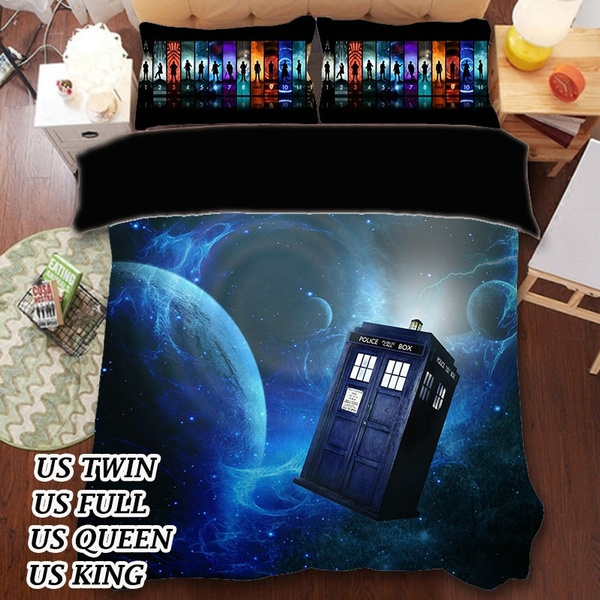 New Doctor Who Duvet Cover Set Bedroom Polyester Bed Cover To