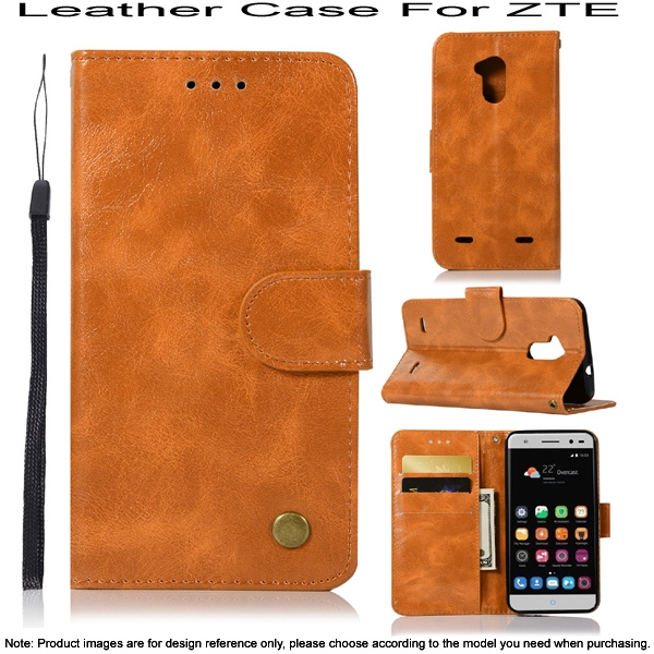 Retro Leather Case For Zte Z981 Zmax Pro Z982 Blade Z Max N9132