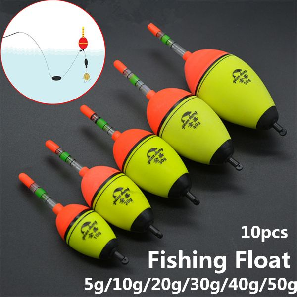 New Bobber Plastic 1g-60g Eva Foam Light Stick Ball Boia Fishing Float Set