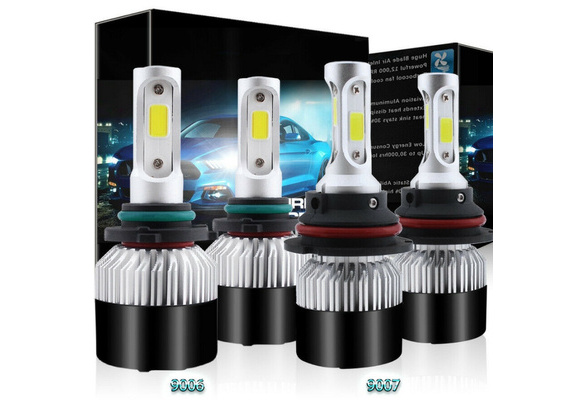 Combo 9007+9006 LED Headlight Fog Bulbs for Dodge Ram 1500 2500 3500 2002-2005