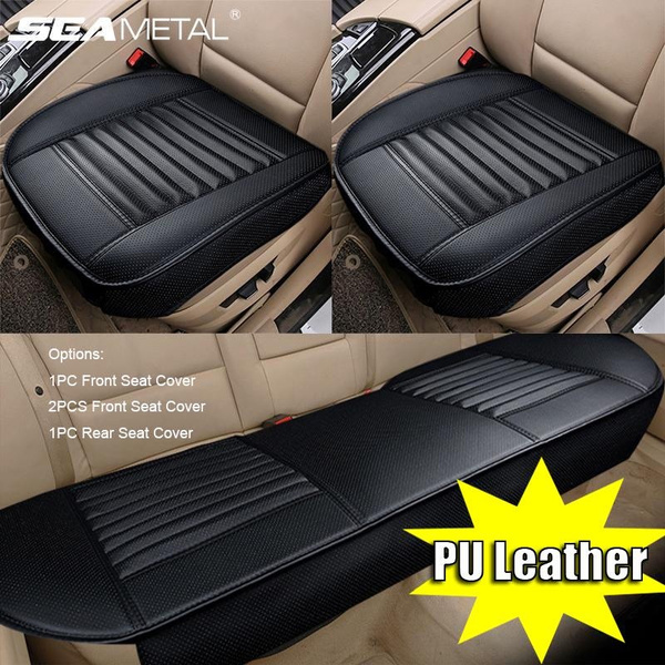 Black & Beige Elegant Car Seat Cover set 