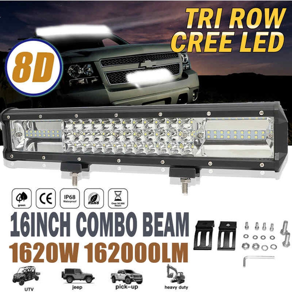 20/" Inch CREE LED Work Light Bar 1820W Flood Spot Combo Offroad Driving Lamp 19/"