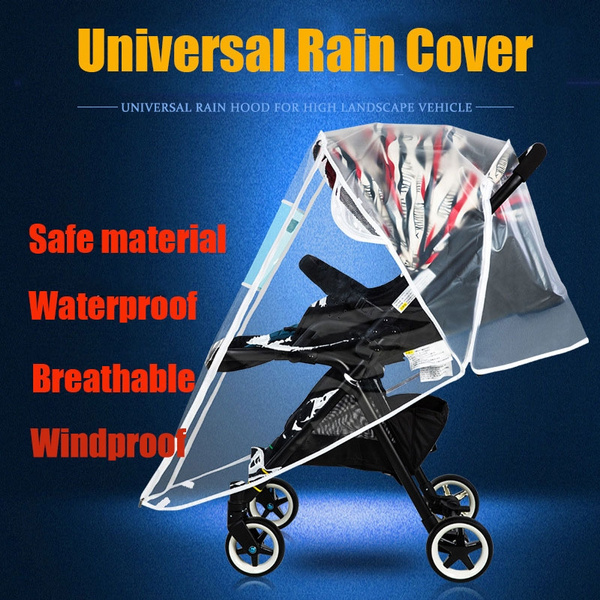 universal rain cover for stroller without hood