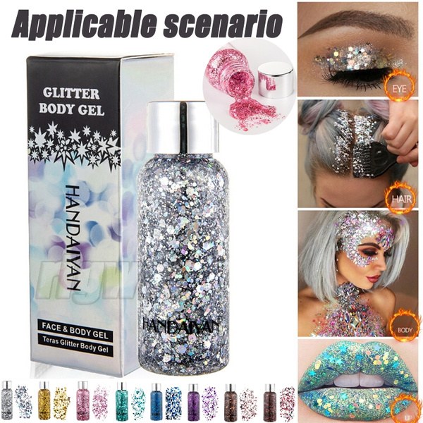 si perfume with glitter