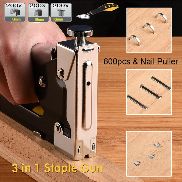 Multitool Nail Staple Gun Furniture Stapler For Wood Door