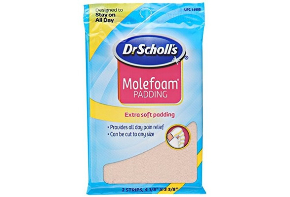 dr scholl's molefoam padding