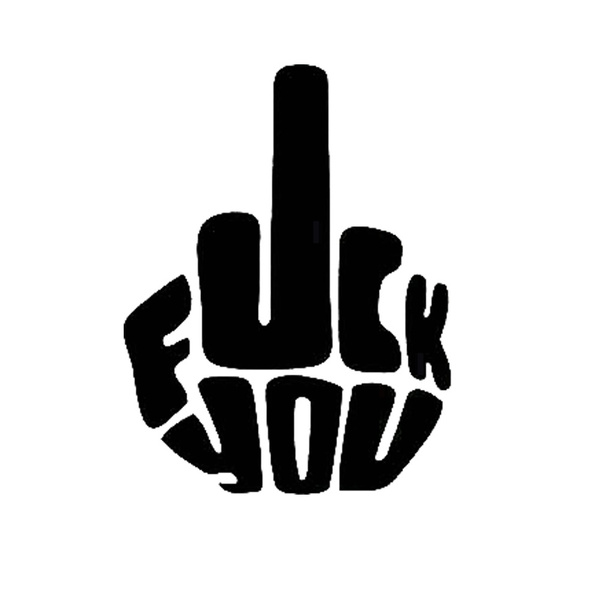 Funny Middle Finger Fuck You Car Truck Vehicle Reflective Decals Sticker Decor Wish