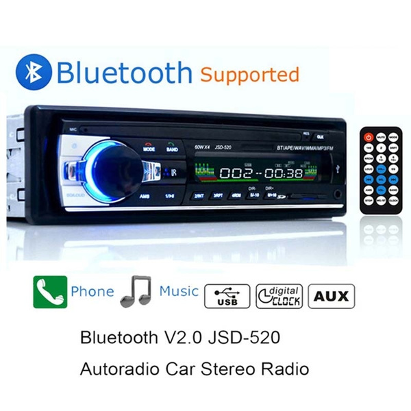 Bluetooth Car MP3 Player Stereo In-dash Aux Input Receiver SD USB Radio 12V