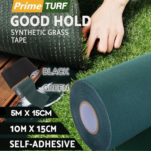 5m/10mx15cm Turf Tape Artificial Synthetic Grass Self Adhesive Tape Lawn Carpet 