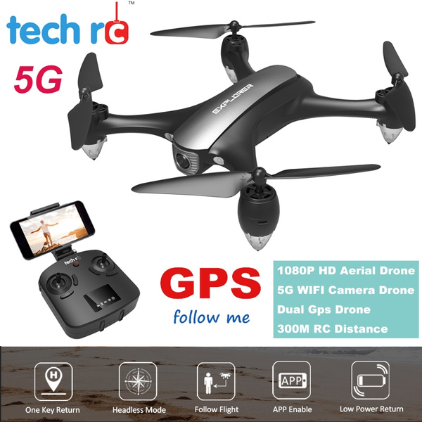 Tech RC Drone with 5G FPV Camera HD 