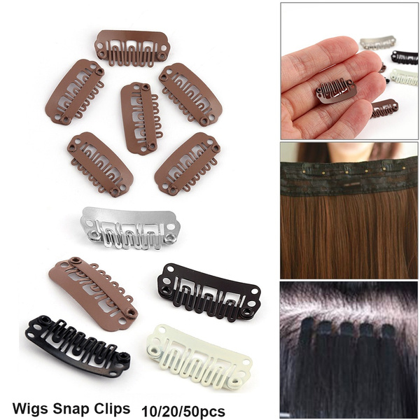 HairStyling Iron Metal Pin Hair Extensions Tool Hairpins Wigs Snap Clips